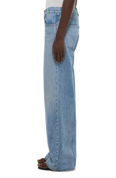 Helmut Lang High Rise Wardrobe Jeans In Vintage Wash Blue