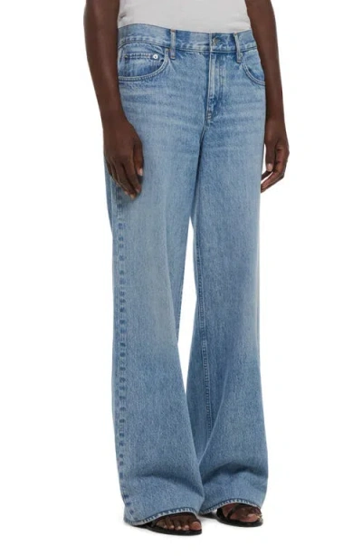 Helmut Lang High Rise Wardrobe Jeans In Vintage Wash Blue