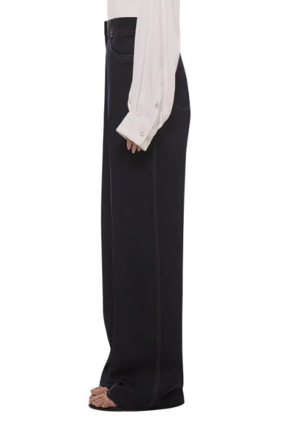 Helmut Lang Relaxed Bootcut Jeans In Blue