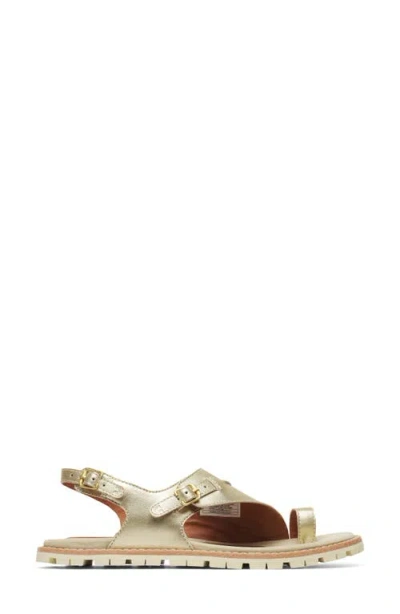Merrell Haven Metallic Backstrap In Gold