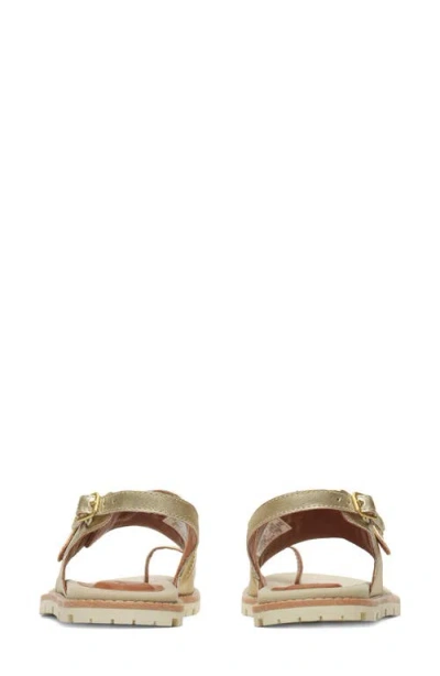 Merrell Haven Metallic Backstrap In Gold