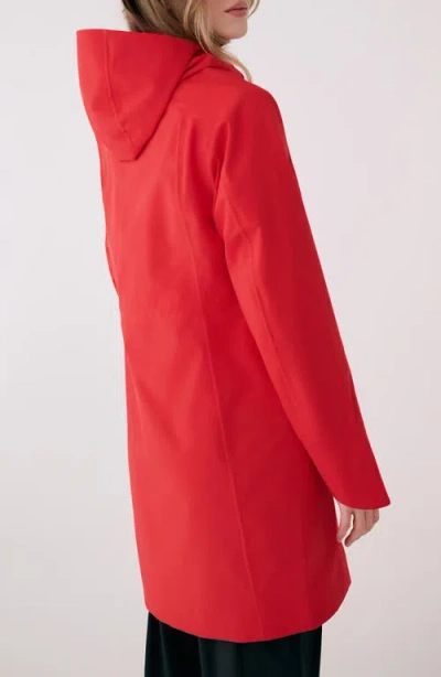 Lole Element Long Windproof Rain Jacket In Red