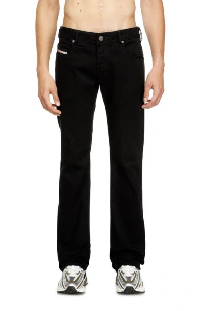 Diesel Black Regular Jeans In Black