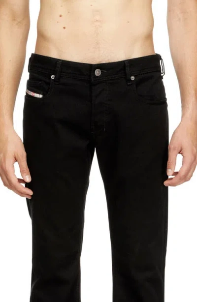 Diesel Black Regular Jeans In Black