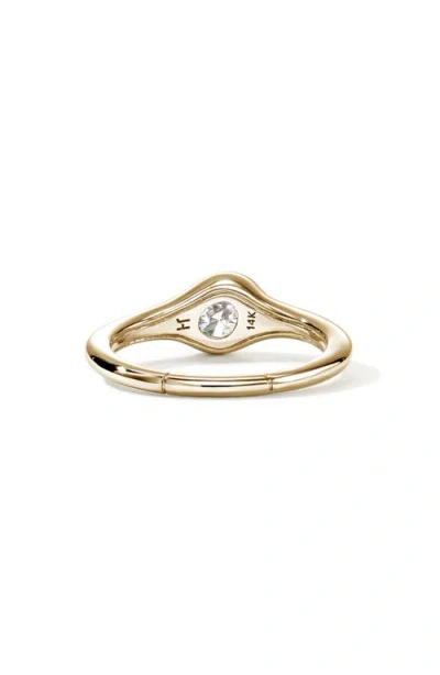 John Hardy 14k Yellow Gold Jh Lovestruck Lab Grown Diamond Oval Solitaire Ring