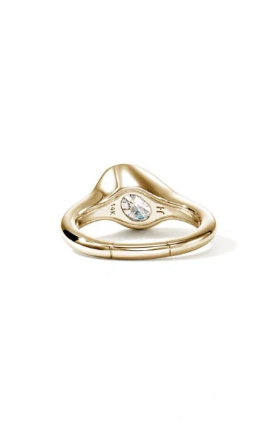 John Hardy 14k Yellow Gold Jh Lovestruck Lab Grown Diamond Oval Solitaire Ring