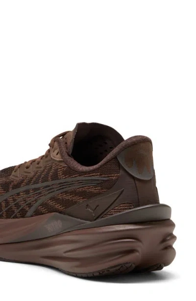 Puma Deviate Nitro 4 Running Shoe In Brown