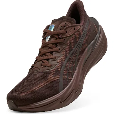 Puma Espresso Brown Deviate Nitro Sneakers In Brown