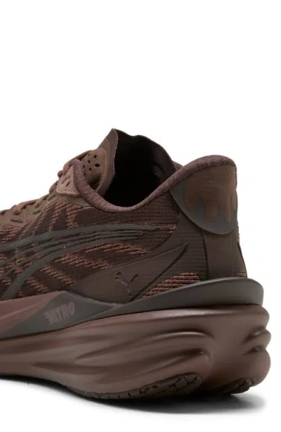 Puma Espresso Brown Deviate Nitro Sneakers In Brown