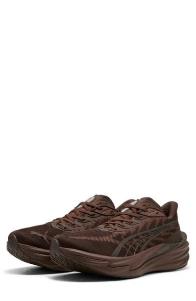 Puma Espresso Brown Deviate Nitro Sneakers In Brown