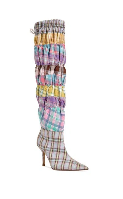 Azalea Wang Elodie Stiletto Boot In Multi