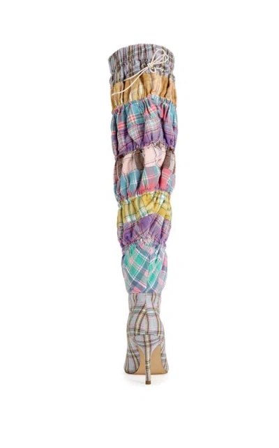 Azalea Wang Elodie Stiletto Boot In Multi
