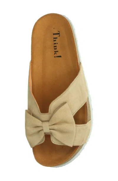 Think ! Crissi Bow Slide Sandal In Multi