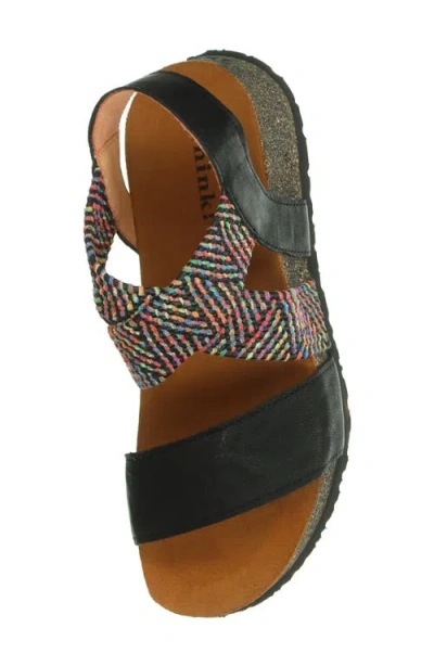 Think ! Koak Strappy Sandal In Multi