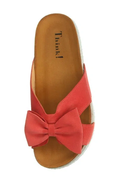 Think ! Crissi Bow Slide Sandal In Multi