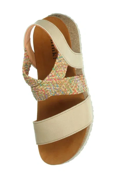 Think ! Koak Strappy Sandal In Multi