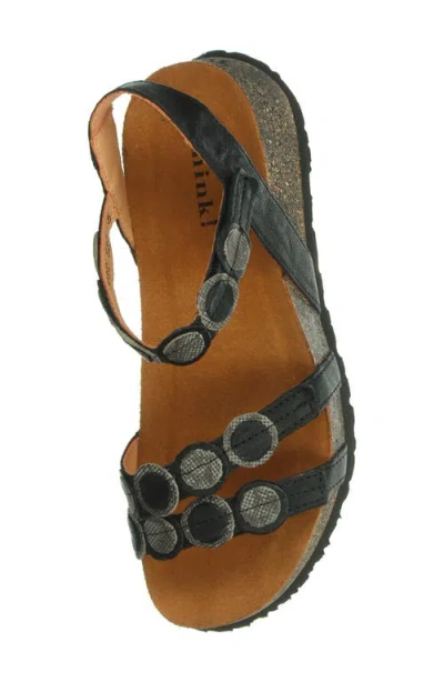 Think ! Koak Ankle Strap Sandal In Multi