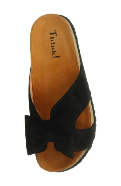 Think ! Crissi Bow Slide Sandal In Multi