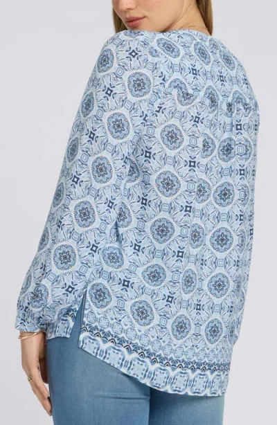 Nydj Trinity Tunic Top In Multi