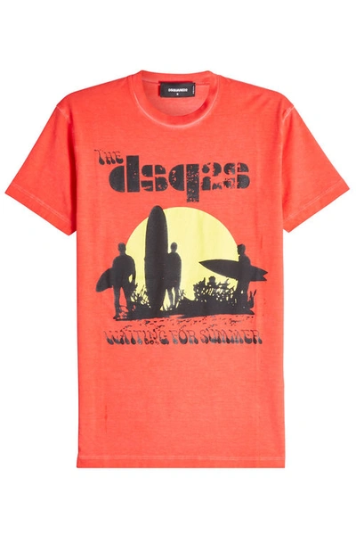 Dsquared2 Waiting For Summer Printed T-shirt