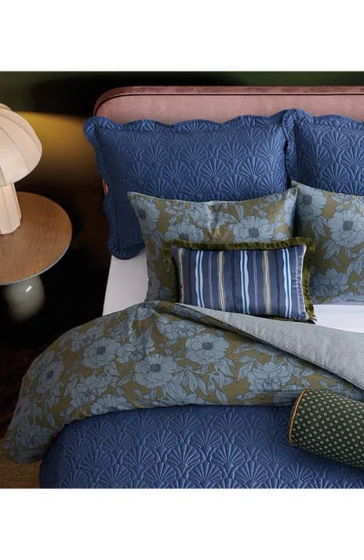 Ted Baker Stripe Accent Pillow In Blue