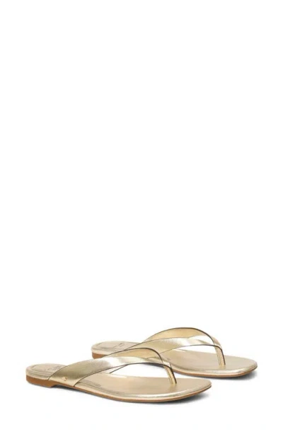 Kate Spade New York Sandie Flip Flop In Gold