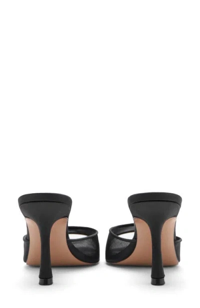 Mango Pointed Toe Slide Sandal In Multi