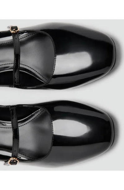 Mango Mary Jane Flat In Multi