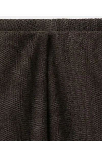 Mango Pull-on Straight Leg Pants In Brown