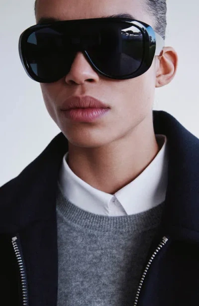 Mango Wool Blend Jacket In Blue