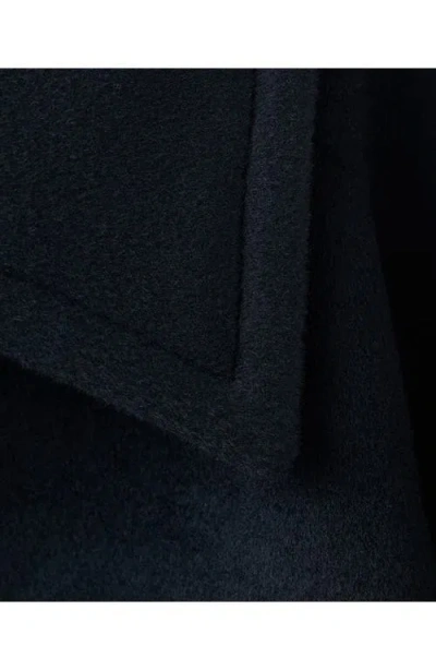 Mango Wool Blend Jacket In Blue