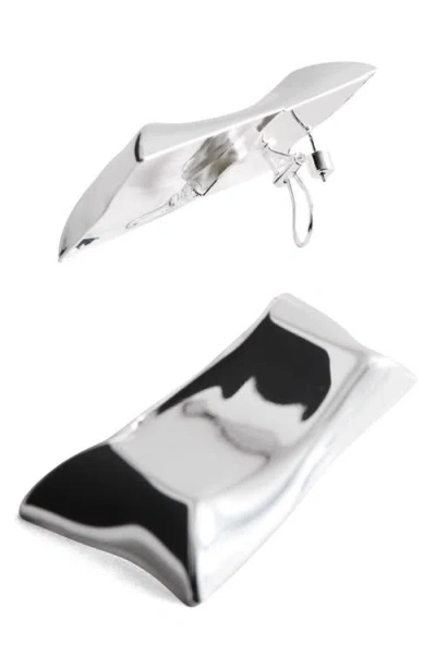 Mango Irregular Drop Earrings In Metallic