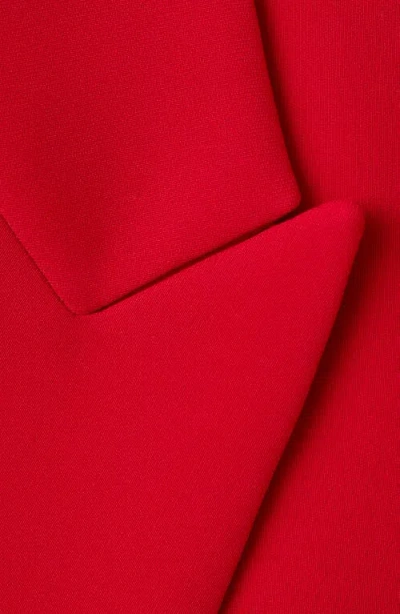 Mango Tie Blazer In Red