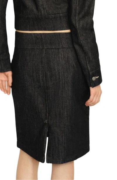 Mango Denim Skirt In Multi