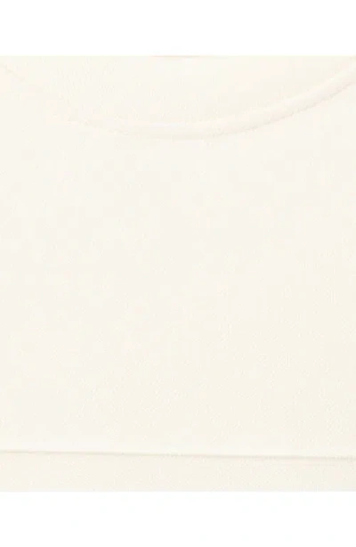 Mango Ruched Sleeve Sweatshirt In Neutral