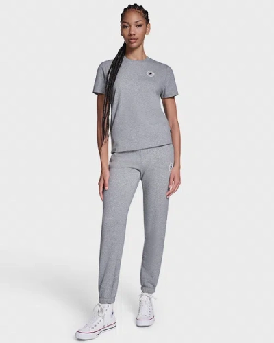 Converse Chuck Taylor Patch T-shirt In Gray
