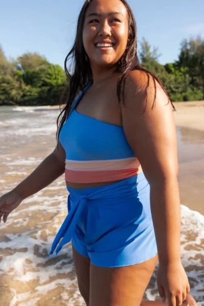 Nani Make It A Romper Short In Blue