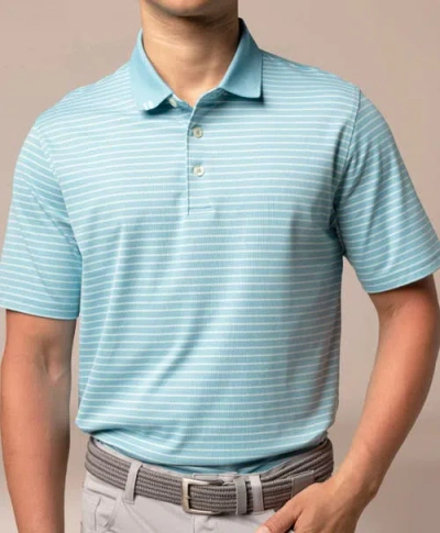 Ashworth Golf 2bar Stripe Polo In Blue