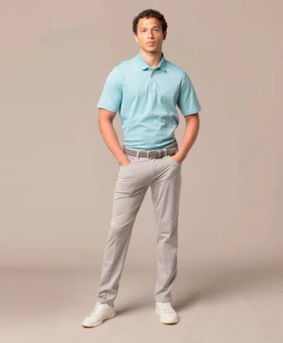 Ashworth Golf 2bar Stripe Polo In Blue