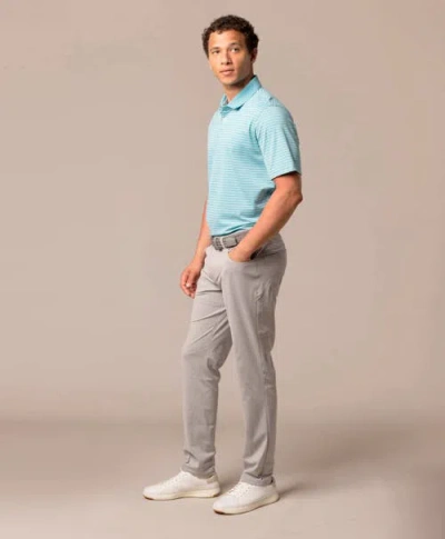 Ashworth Golf 2bar Stripe Polo In Blue