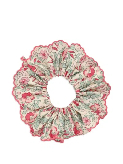 Bonpoint Floral-pattern Hair Scrunchie In Multi