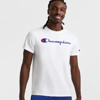 Champion Script T-shirt In White