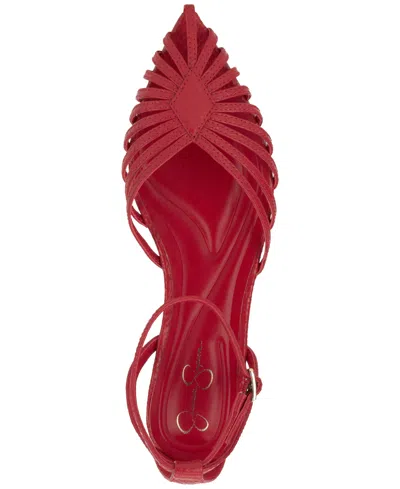 Jessica Simpson Eulean Ankle Strap Sandal In Red