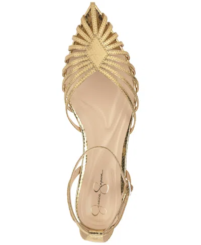 Jessica Simpson Eulean Ankle Strap Sandal In Gold