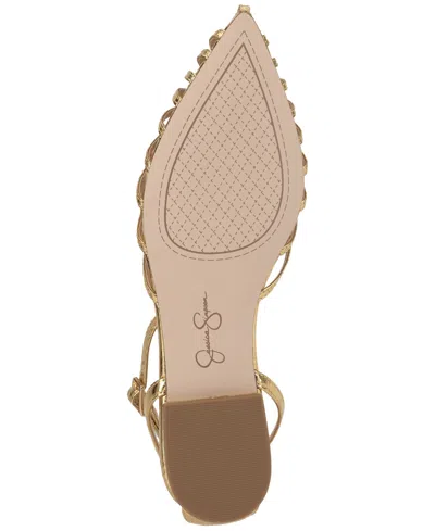 Jessica Simpson Eulean Ankle Strap Sandal In Gold