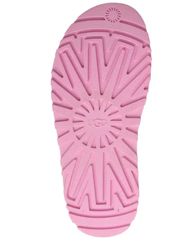 Ugg Sandals Open Toe Platform Sole Pull Tab In Pink