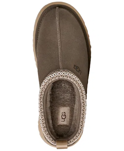 Ugg Patterned Platform Slippers In Gray