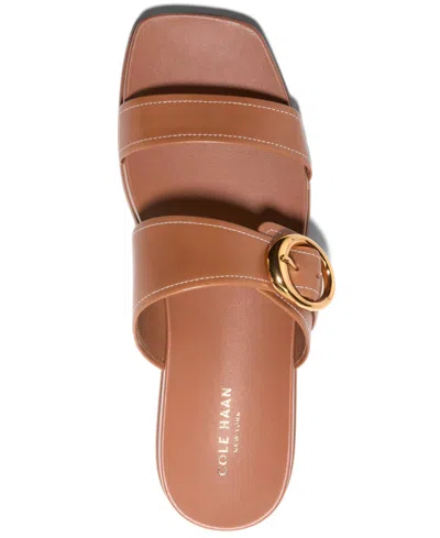 Cole Haan Oaklynn Double Band Footbed In Brown