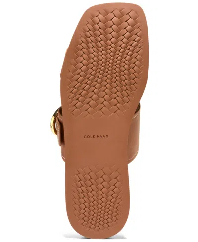 Cole Haan Oaklynn Double Band Footbed In Brown