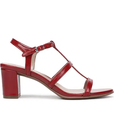 Naturalizer Wide Width Bristol Sandal In Burgundy